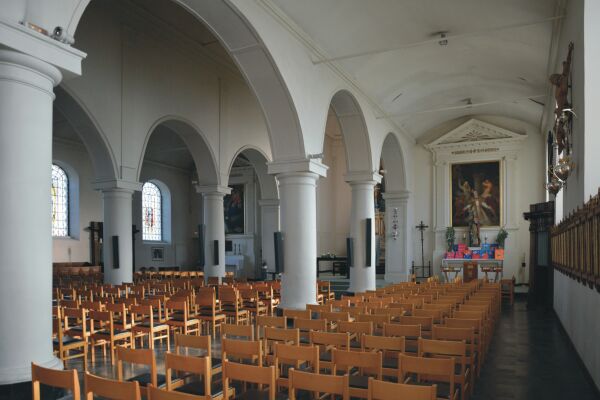 Seitenschiff vor dem Umbau