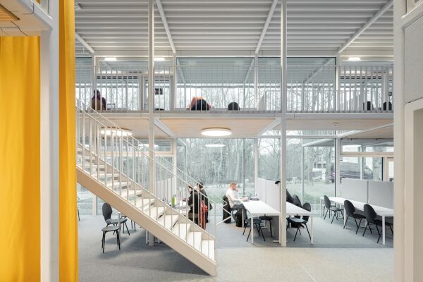 Deutscher Architekturpreis 2023: Studierendenhaus TU Braunschweig, Gustav Dsing und Max Hacke (Berlin) mit der Technischen Universitt Braunschweig