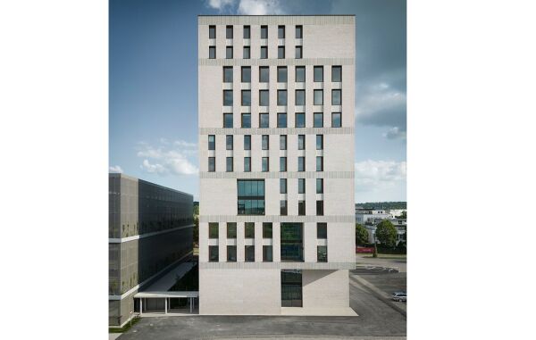 Eine Anerkennung: Neubau Hochpunkt Kreisklinikum in Bblingen, Architektur: Baumschlager Eberle Architekten (Lustenaus)