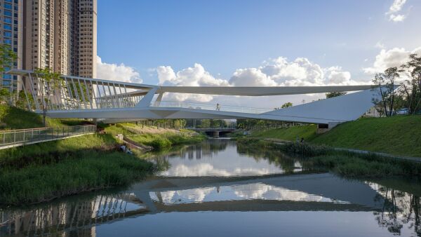 Pingshan High School Pedestrian Bridge, NODE Architecture & Urbanism