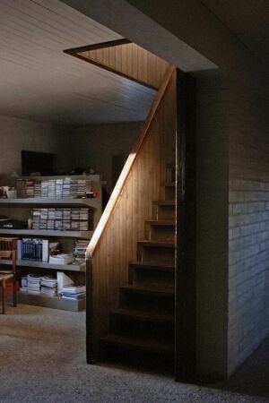 Treppe im Haus Jan Peterse in Oss, Niederlande, 1968, von Jan Peterse