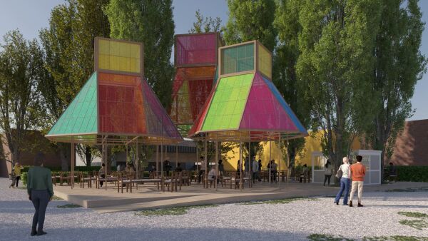 Manameh Pavilion von Alia Al Mur, Yusaku Imamura, Ahmed Shabib, Rashid Shabib, Jonathan Shannon und Vladimir Yavachev