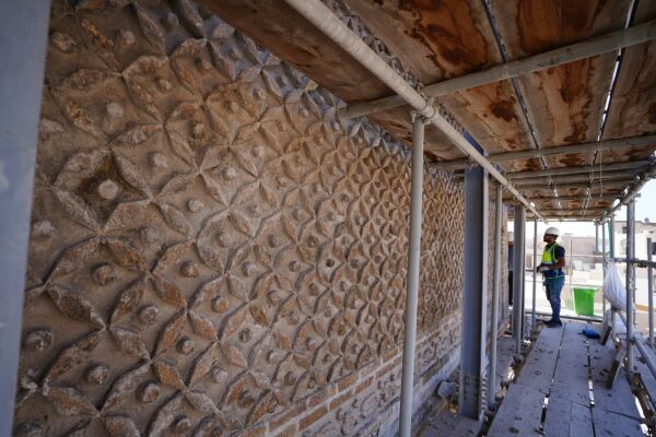 Al-Hadba Minarett, nach dem Wiederaufbau 2024