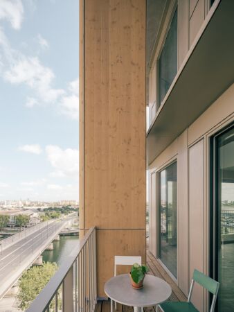 Holzhochhaus von LAN in Paris