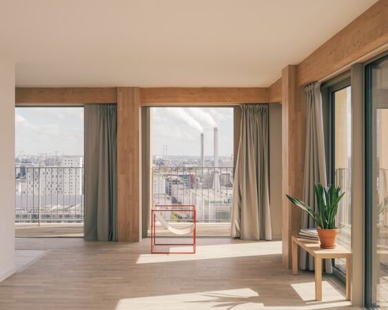 Holzhochhaus von LAN in Paris