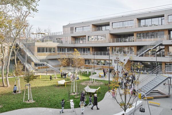 Bildungscampus von Kronaus Mitterer Architekten in Wien