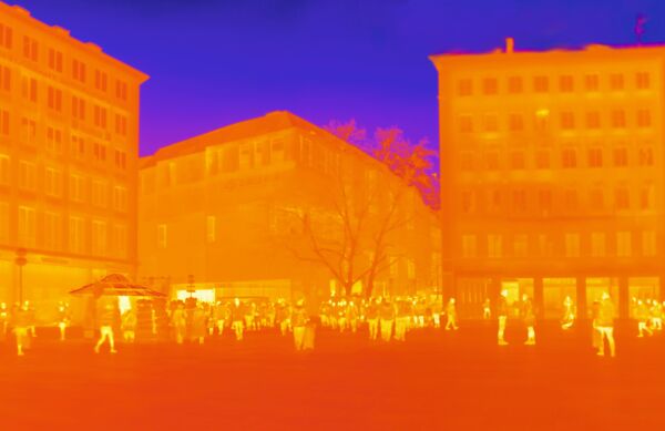 Wie das Wrmebild Mnchen, 2024 will auch die diesjhrige Ausstellung im Deutschen Pavillon in Venedig Hitze sichtbar und erlebbar machen.