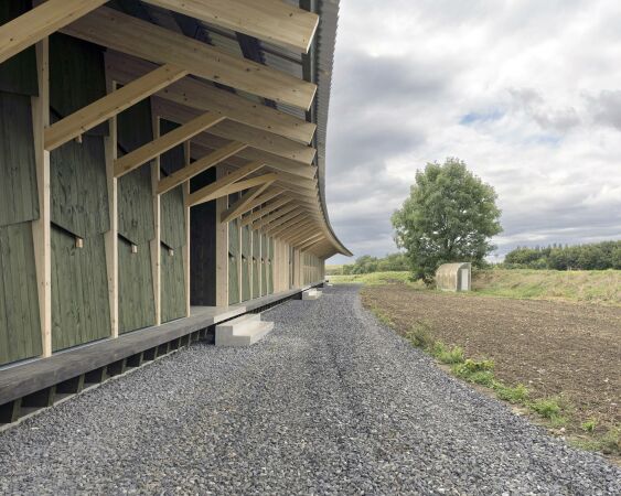 Umkleideanlage von Localarchitecture bei Lausanne