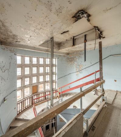 ORL-Pavillon, im Bau