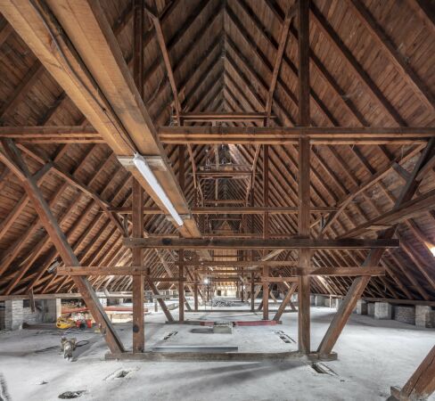 ORL-Pavillon, im Bau