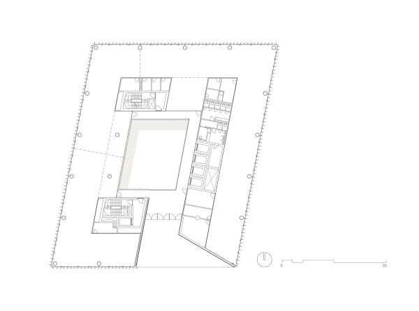 Grundriss 2., 3. und 4. Obergeschoss