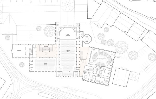 1. Preis: JSWD Architekten (Kln) mit Gina Barcelona Architects (Barcelona), 1. Obergeschoss