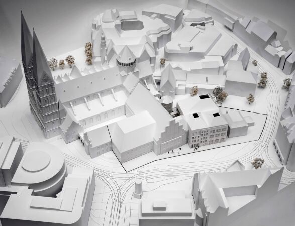 1. Preis: JSWD Architekten (Kln) mit Gina Barcelona Architects (Barcelona), Modellfoto