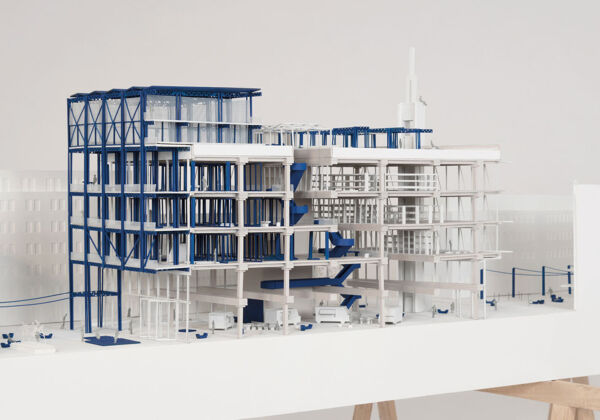 1. Platz: Stadt  Raum  Hybrid von Stefan Gross, Florian Meissner, Kilian Reuser (Technischen Universitt Mnchen)