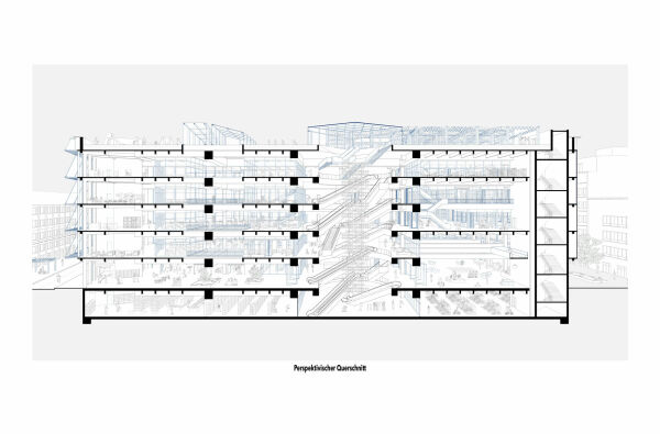 1. Platz: Stadt  Raum  Hybrid von Stefan Gross, Florian Meissner, Kilian Reuser (Technischen Universitt Mnchen)