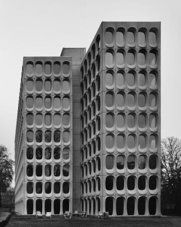 CBR Building in Brssel, Architekten: Constatin Brozdki und Marcels Lambrichs, 1967-70