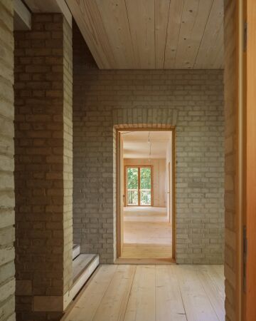 Anerkennung BDA Preis Bayern 2025: Forschungshaus 4  Holz und Lehmstein in Bad Aibling von Florian Nagler Architekten (Mnchen)