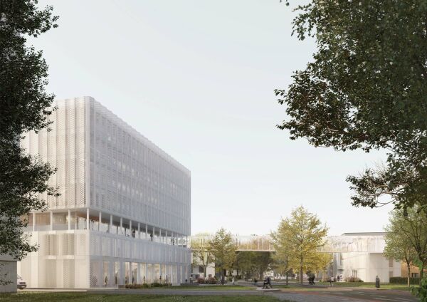 Ein 1. Preis: Georg Scheel Wetzel Architekten und Weidinger Landschaftsarchitekten (beide Berlin), Visualisierung