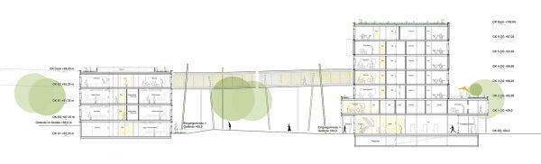 Eine Anerkennung: studio coda (M�nchen) und SC 34 Landschaftsarchitektur (Kassel), Schnitt