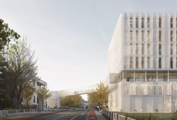 Ein 1. Preis: Georg Scheel Wetzel Architekten und Weidinger Landschaftsarchitekten (beide Berlin), Visualisierung