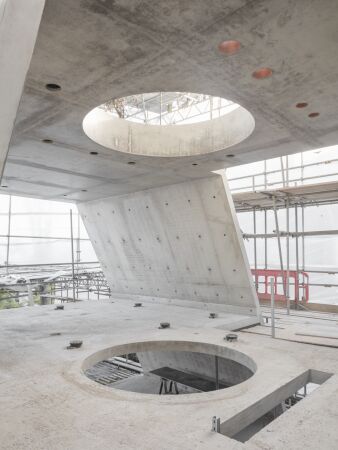 W�hrend des Umbaus