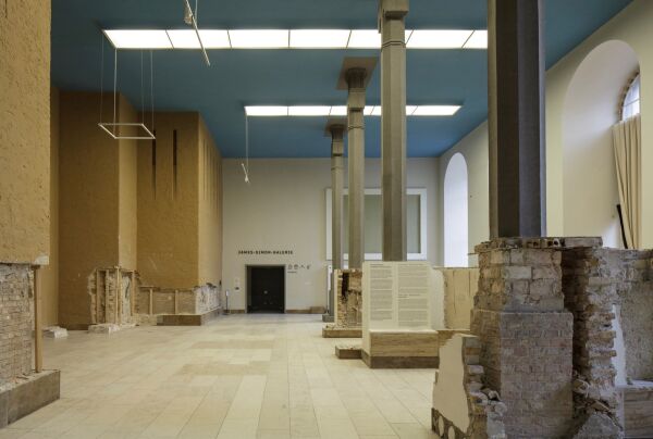 Seit Ende 2023 wurden die Rume im Sdflgel  hier der Sendschirli-Saal  fr die anstehenden Baumanahmen gerumt.