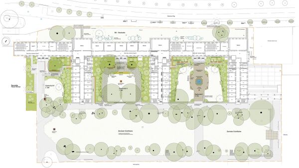 Lageplan Freianlagen Willers-Bau