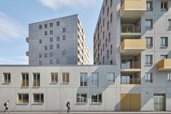 Turn On Partner: Wohnbau Grete-Zimmer-Gasse in Wien von Franz&Sue mit TREPKA