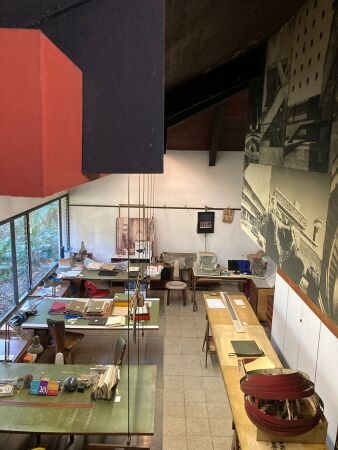 Blick in das noch bestehende Atelier der Architekt*innen in San Salvador, 2023