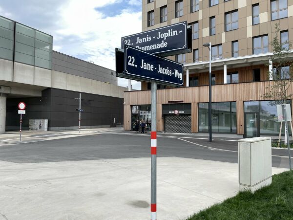 Wo Jane Jacobs und Janis Joplin zusammen auftreten: In der Seestadt Aspern tragen die Straen Frauennamen.