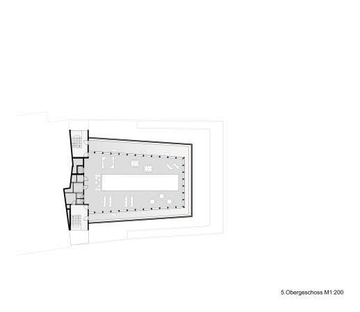 Grundriss 5. Obergeschoss