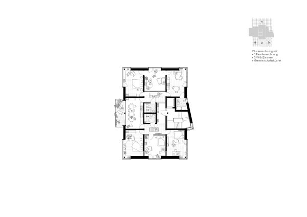 Umbauszenario Mehrgenerationenwohnen