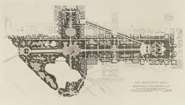 An den Constitution Gardens der National Mall arbeitete Childs whrend seiner Zeit bei SOM Washington D.C.