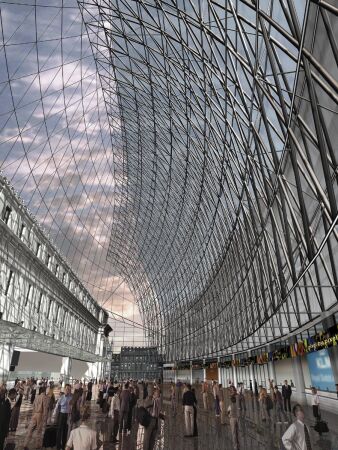 Moynihan Train Hall, Penn Station, New York City, Entwurfsstand 2001