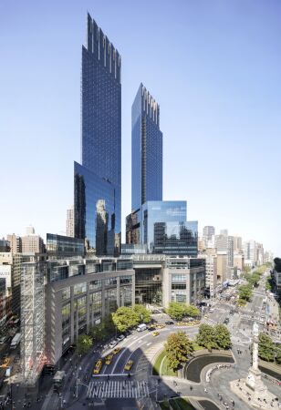 Deutsche Bank Center (ehemals Time Warner Center), auch One Columbus Circle genannt, New York City