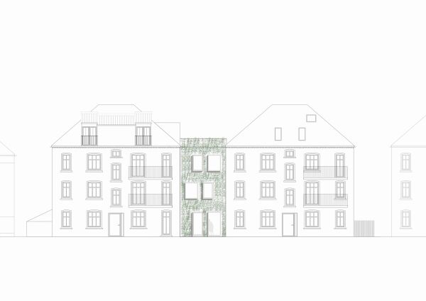 Ansicht Gartenfassade