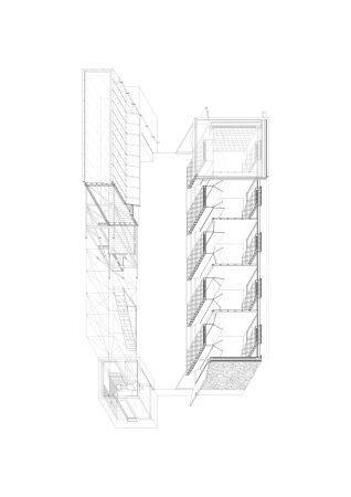 Axonometrie Tragwerk