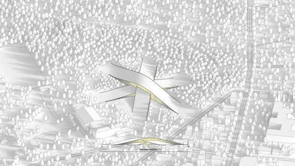 Axonometrie Bauvolumen