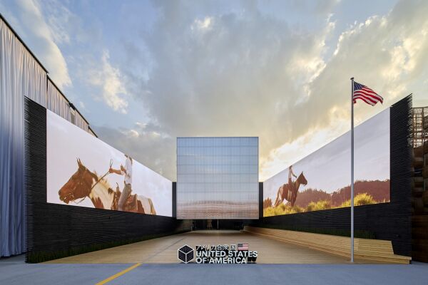 Pavillon der USA von Trahan Architects (New Orleans, New York City)