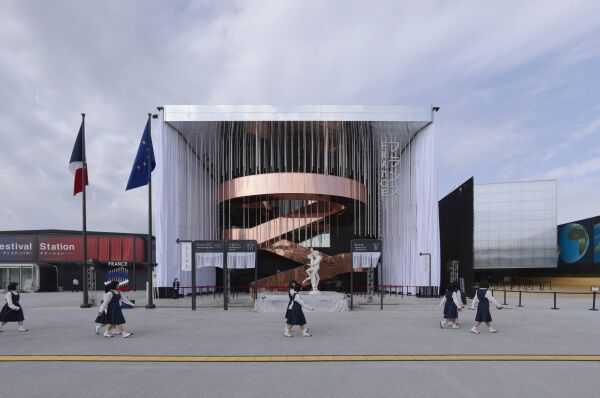 Franzsischer Pavillon von Coldefy (Lille) und CRA - Carlo Ratti Associati (Turin)