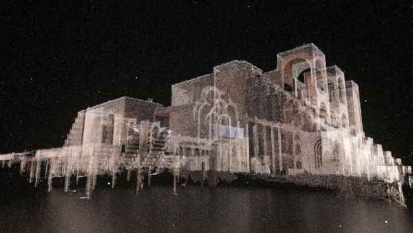 The Liminal Archive zeigt die unvollendete Baustelle des Ndiouga Kb Palace in Touba, Senegal, Limbo Accra, Thomas McLucas, 2024