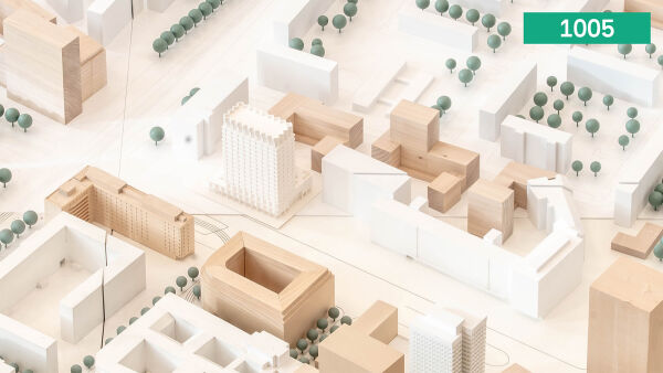 1. Preis: Atelier . Schmelzer . Weber Architekten mit Storch. Landschaftsarchitektur, BfB - Bro fr Baukonstruktionen und IPROconsult (alle Dresden), Modell