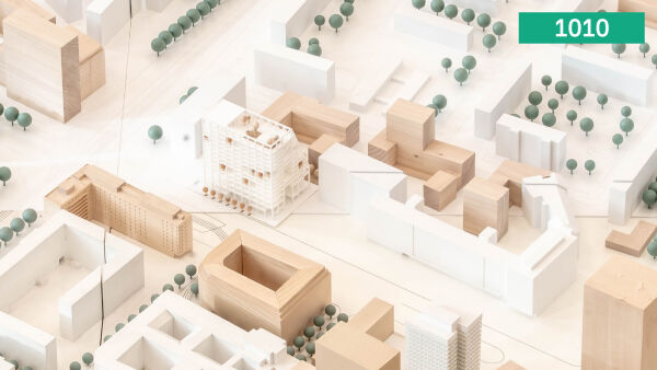 Eine Anerkennung: C.F. Mller Deutschland (Berlin) mit C.F.Mller Danmark (Aarhus C.), Schne Neue Welt Ingenieure und M&P Braunschweig (beide Braunschweig), Modell