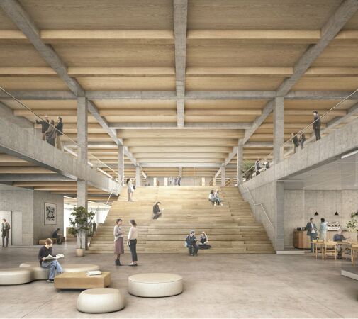 2. Preis: cruu architecture (Stuttgart) mit w+p Landschaften (Berlin) und Werner Sobek Frankfurt (Frankfurt a. Main) und Ingenieurgesellschaft Hetzel (Schwbisch Gmnd), Visualisierung