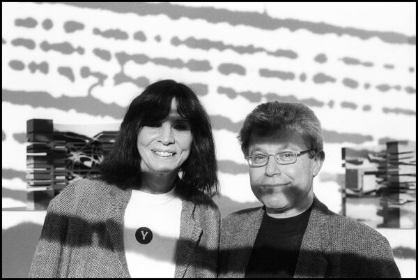 Kristin Feireiss mit Daniel Libeskind