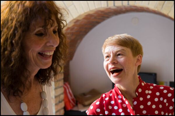 Kristin Feireiss mit Regula Lscher