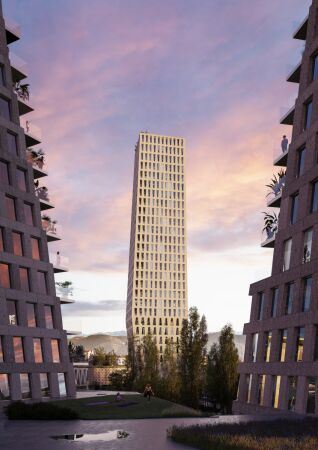 Pl�ne f�r Stadion-Komplex in Tirana von OMA