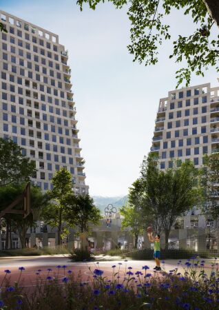 Pl�ne f�r Stadion-Komplex in Tirana von OMA