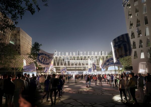 Pl�ne f�r Stadion-Komplex in Tirana von OMA