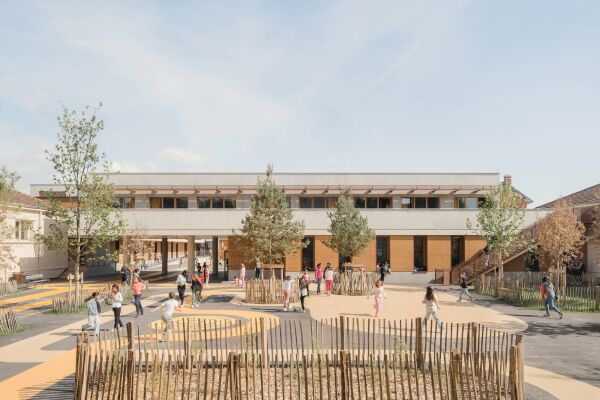 Schule bei Lyon von NTSA Architectes